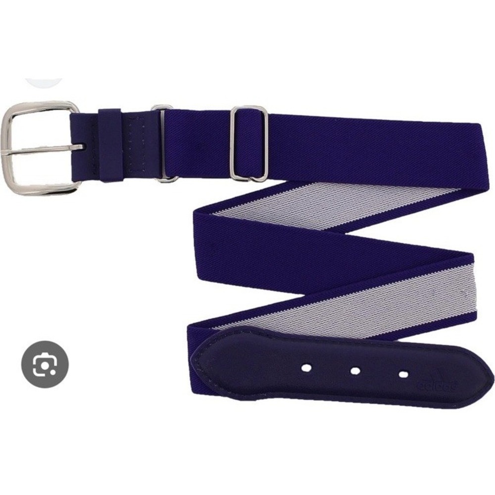 NEW Adidas Adjustable Baseball Belt Youth 18"-32"Elastic Performance Purple